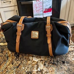 Dooney & Bourke Black and Brown Purse